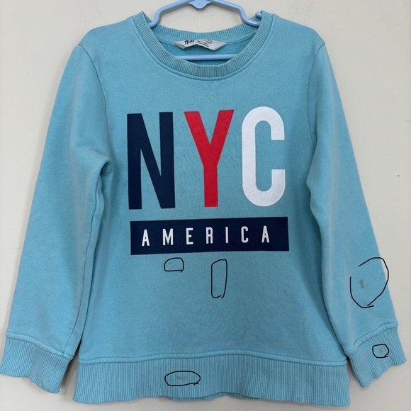 H&M / ID Ideology little boys bundle 4 pieces hoodie and sweatshirt 4-6Years - Picture 9 of 16